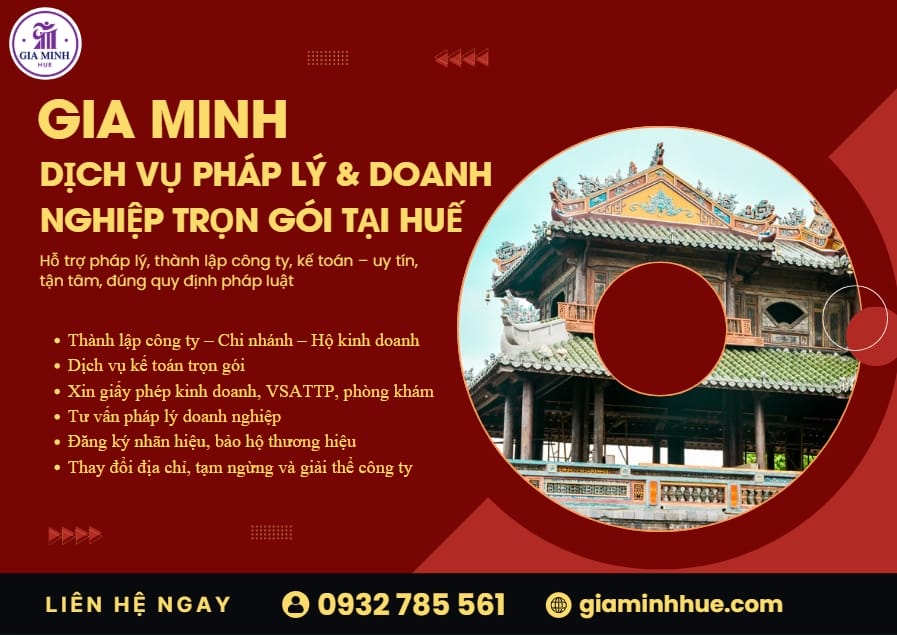 Dịch vụ kế toán trọn gói tại Huế