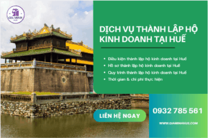 Giấy tờ cần thiết hộ kinh doanh tại Huế