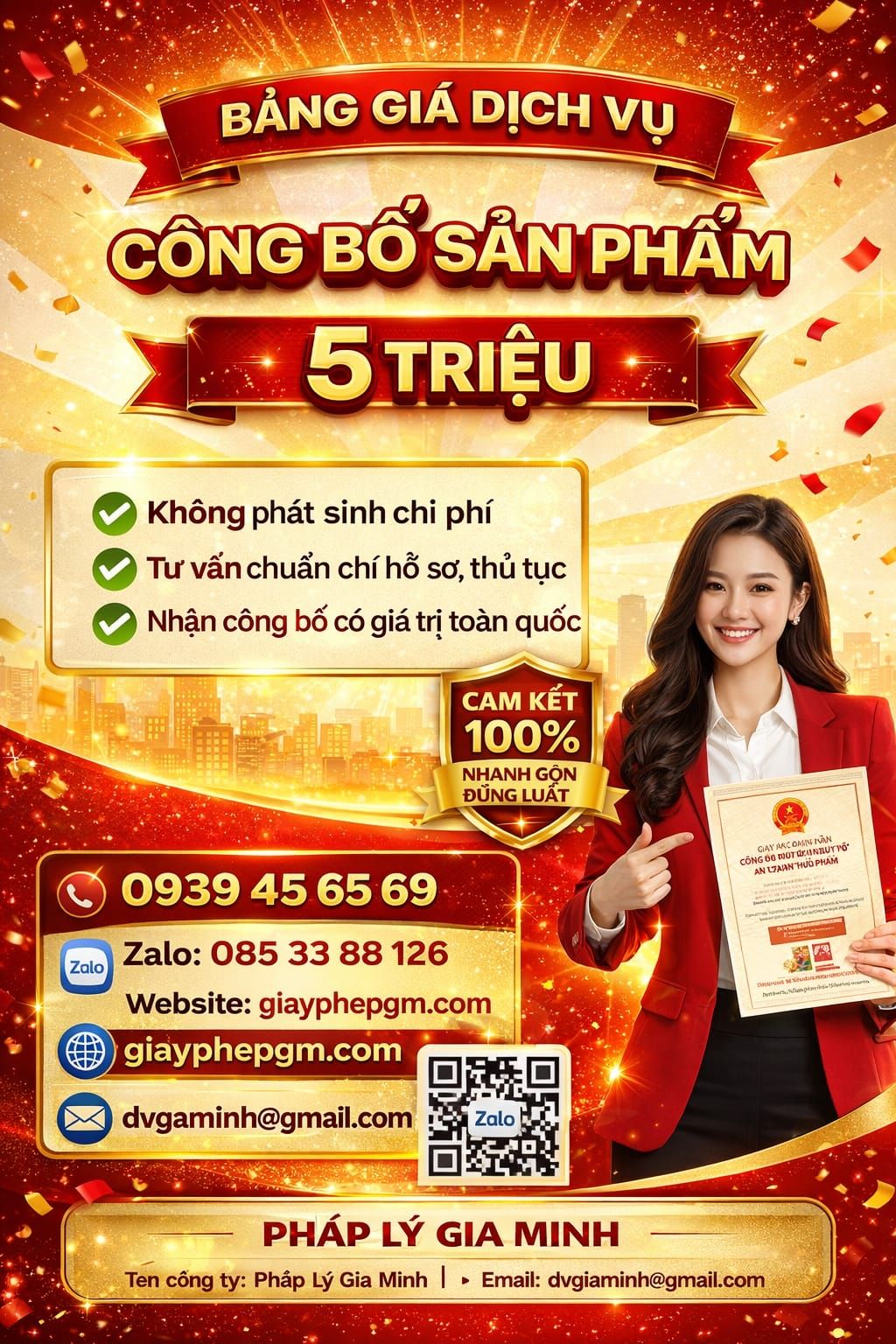chi phí công bố sản phẩm nhập khẩu tại đà nẵng