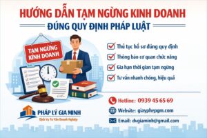 Hướng dẫn tạm ngừng kinh doanh đúng quy định pháp luật