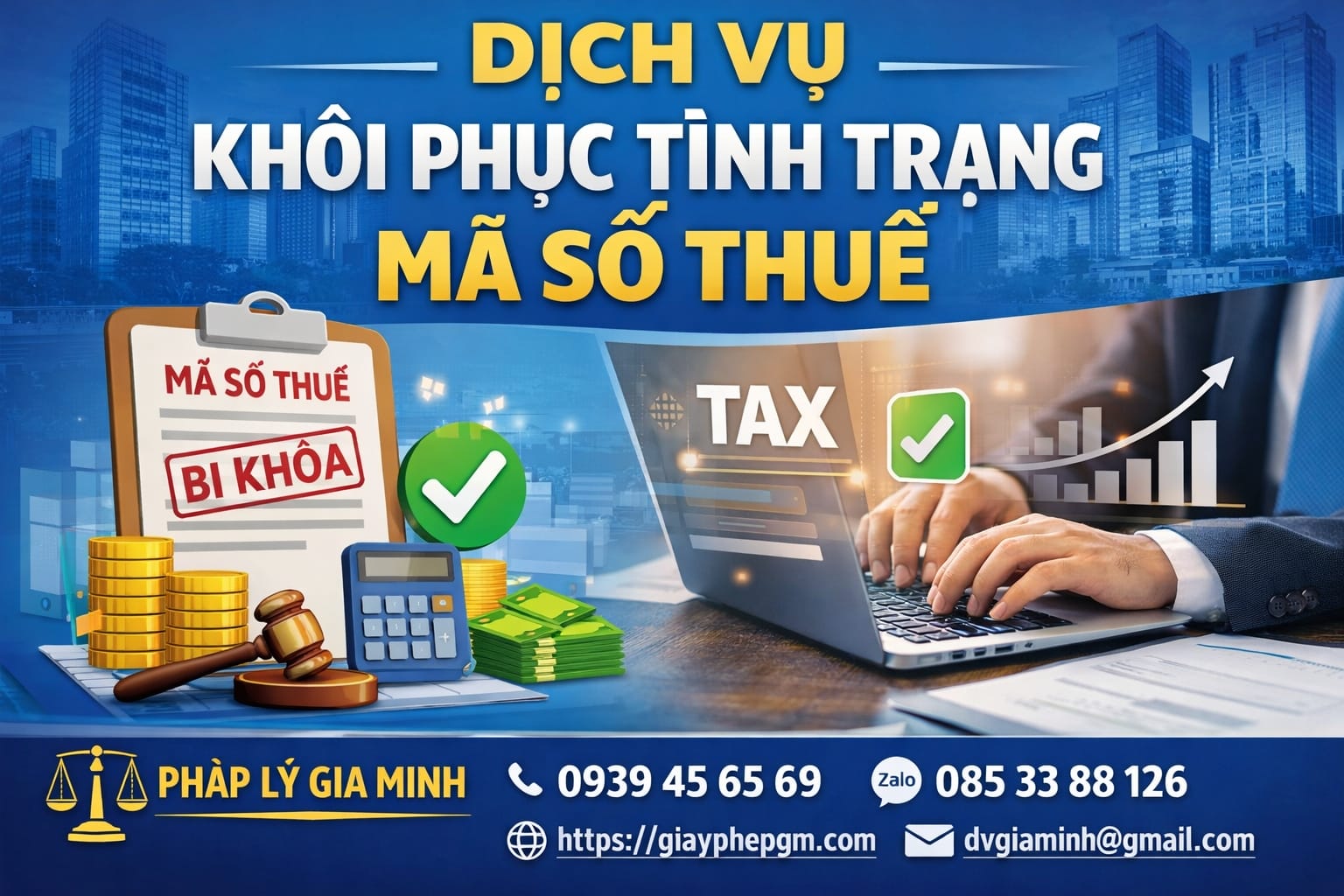 Khôi phục mã số thuế bị khóa