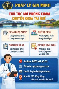 mở hộ kinh doanh phòng khám châm cứu tại huế