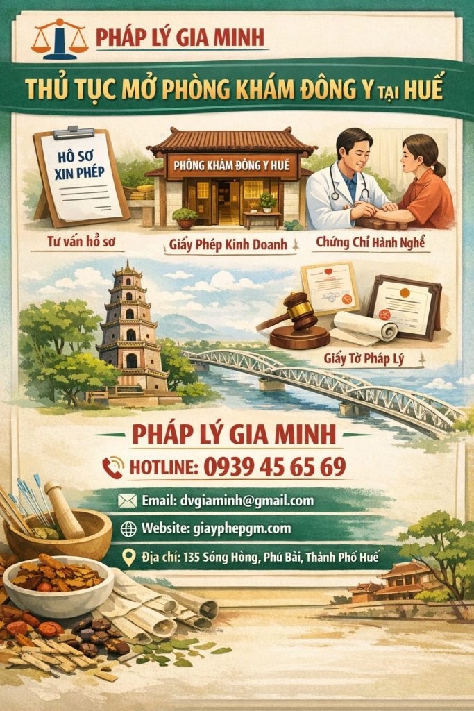 mở hộ kinh doanh phòng khám vật lý trị liệu tại huế