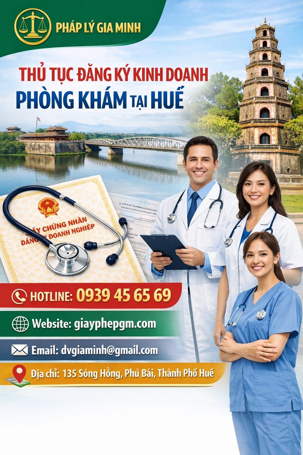 mở phòng khám nhi khoa huế