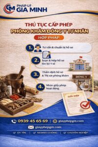 Thủ tục mở phòng khám đông y tư nhân đầy đủ nhất