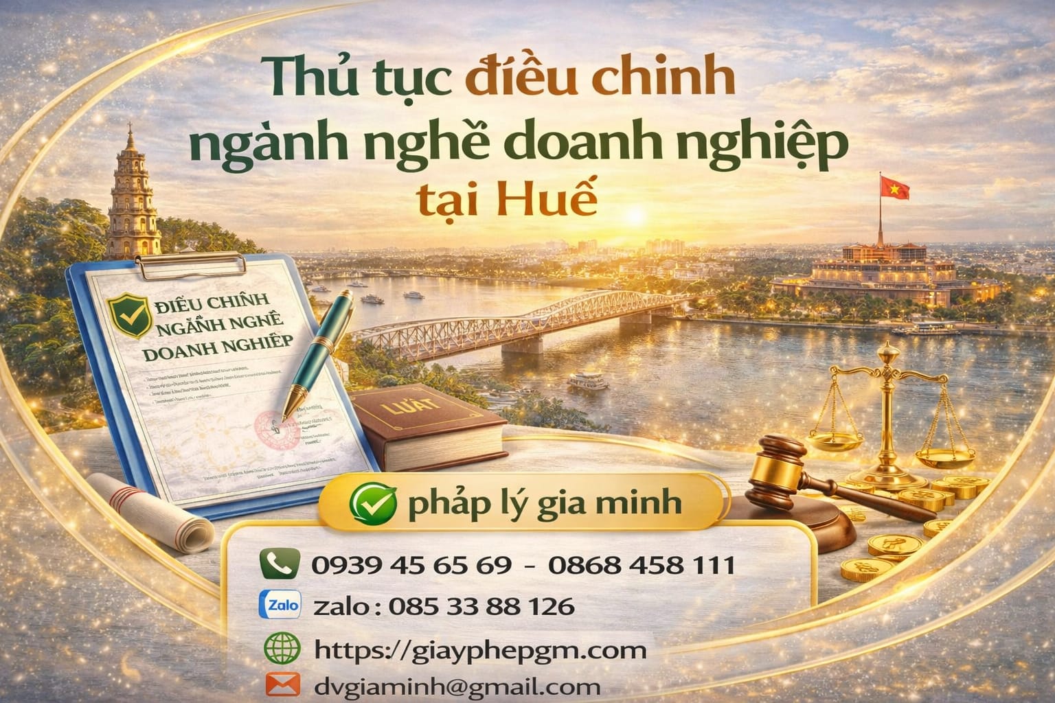 hồ sơ thay đổi ngành nghề kinh doanh tại huế 