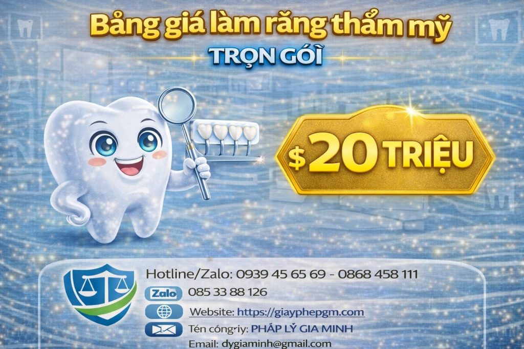 thủ tục mở phòng khám nha khoa