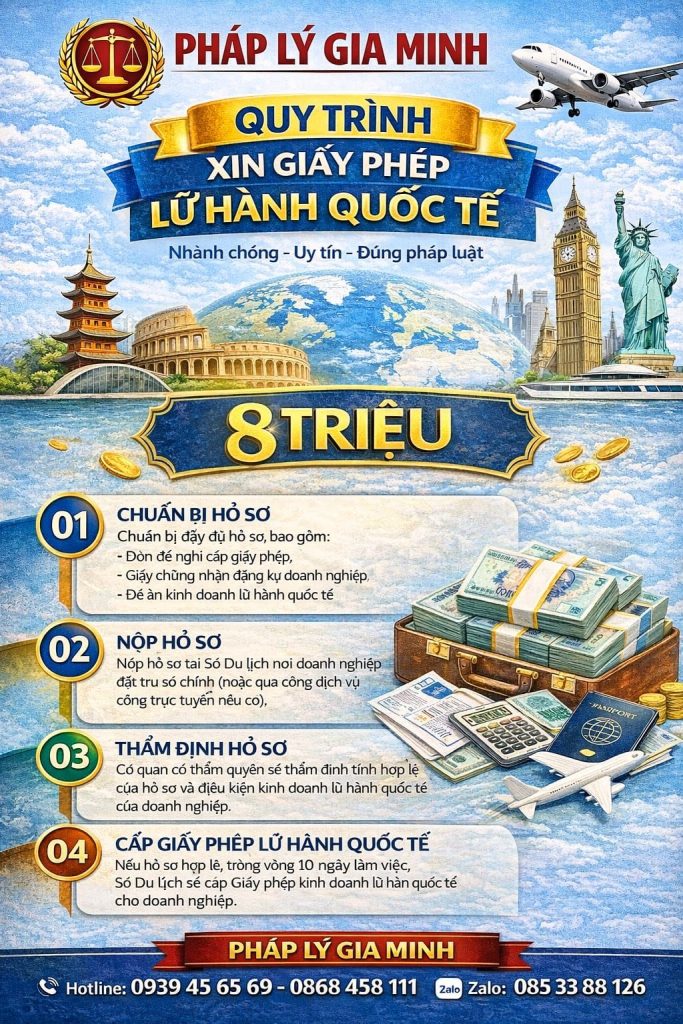 thủ tục xin giấy phép lữ hành