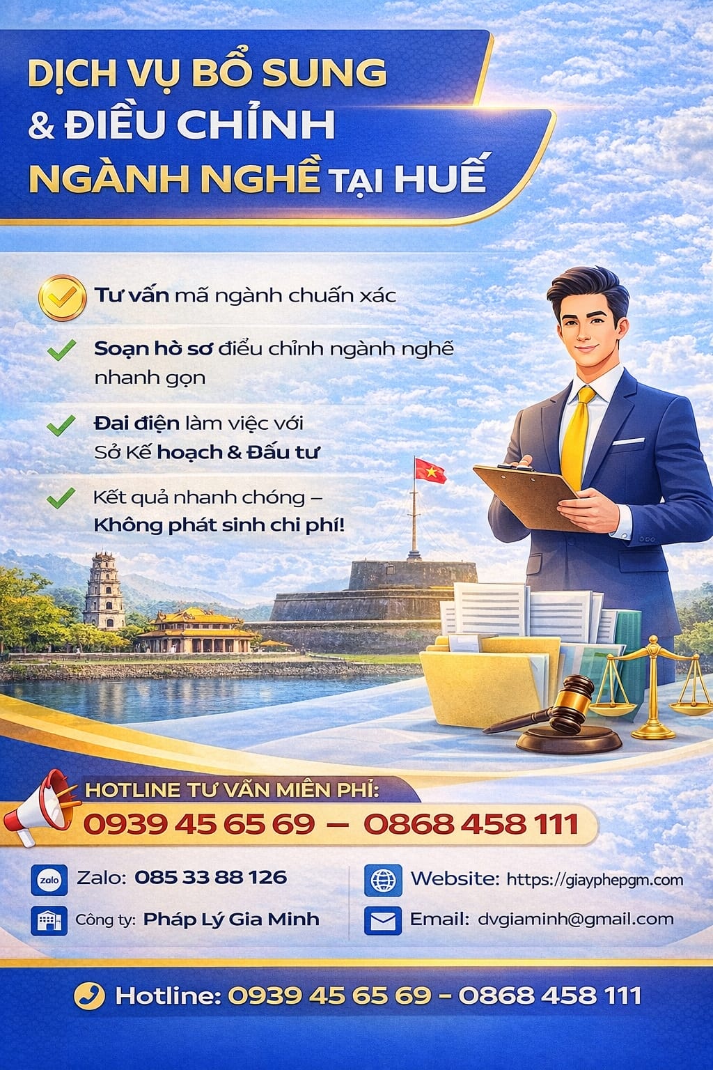 tư vấn điều chỉnh ngành nghề tại huế