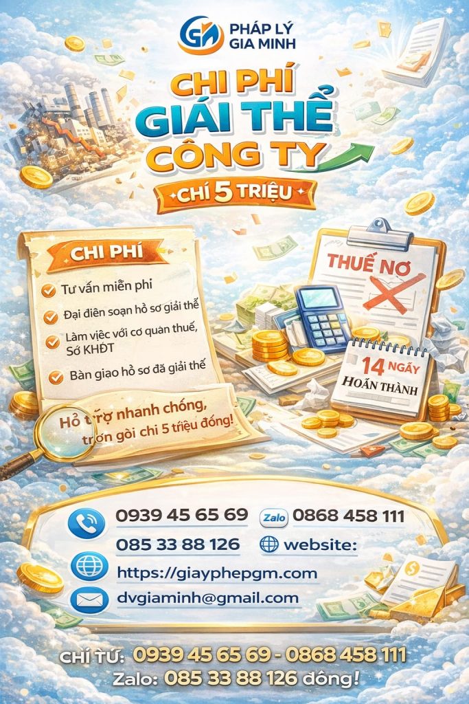 Dịch vụ giải thể công ty tổ chức sự kiện tại Huế