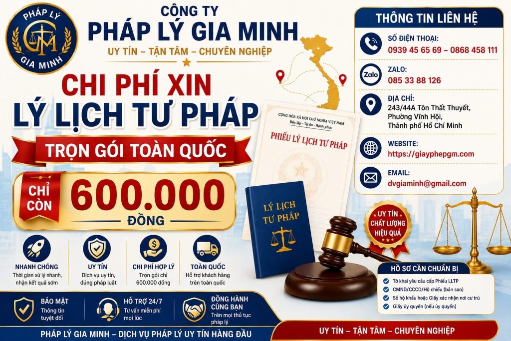 Làm lý lịch tư pháp Huế lấy nhanh trong ngày