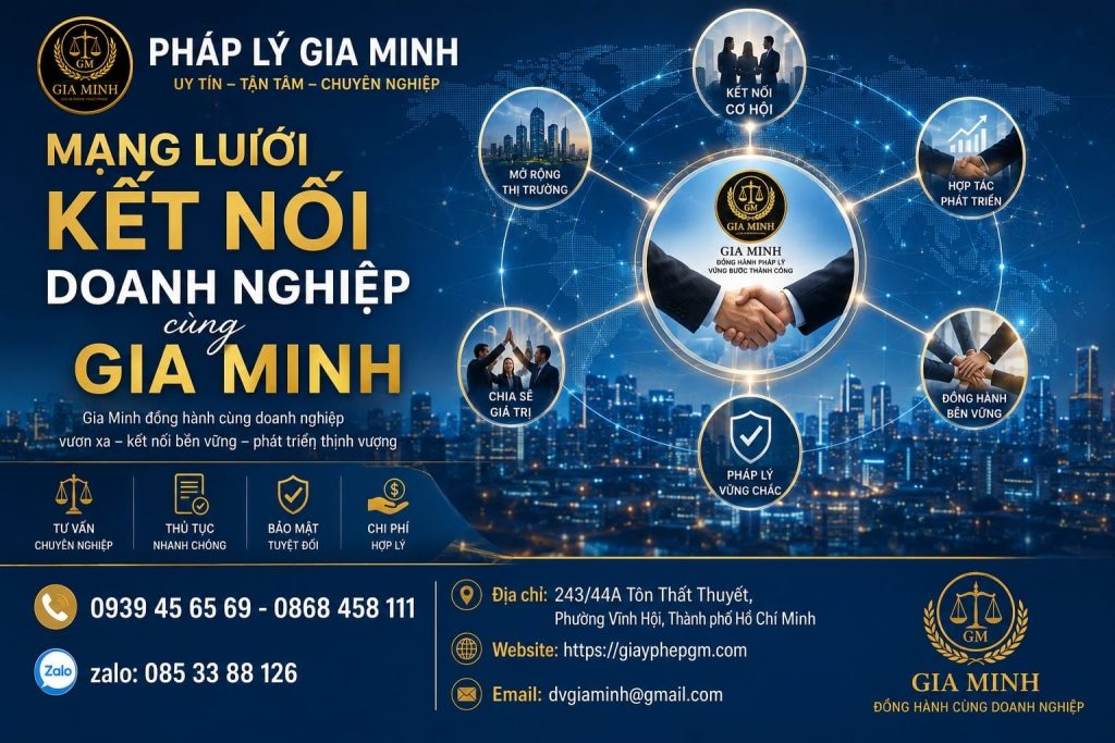 Mạng lưới kết nối doanh nghiệp cùng Gia Minh