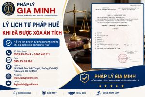 Lý Lịch Tư Pháp Huế Khi Đã Được Xóa Án Tích