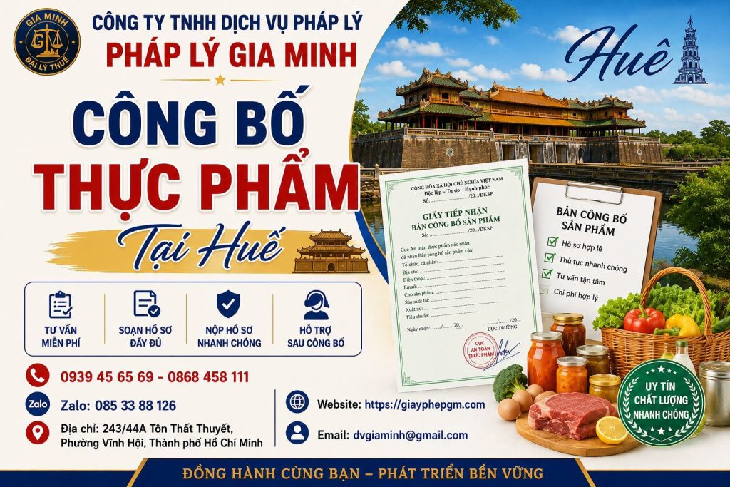 Công Bố Thực Phẩm Tại Huế