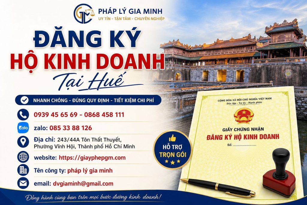 Đăng Ký Hộ Kinh Doanh Tại Huế