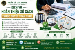 Dịch Vụ Hoàn Thiện Sổ Sách Trước Quyết Toán Thuế Tại Huế
