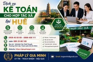 Dịch Vụ Kế Toán Cho Hợp Tác Xã Tại Huế