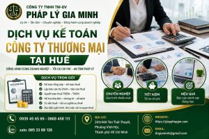 Dịch Vụ Kế Toán Công Ty Thương Mại Tại Huế