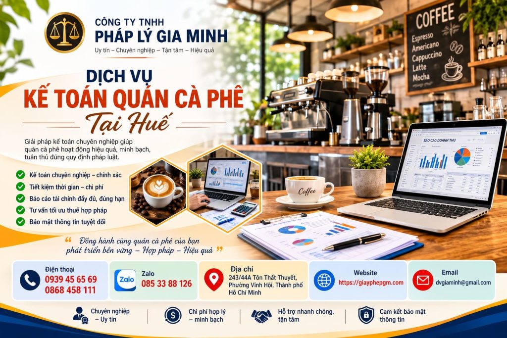 Dịch Vụ Kế Toán Quán Cà Phê Tại Huế