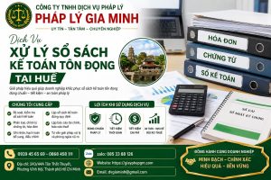 Dịch Vụ Xử Lý Sổ Sách Kế Toán Tồn Đọng Tại Huế
