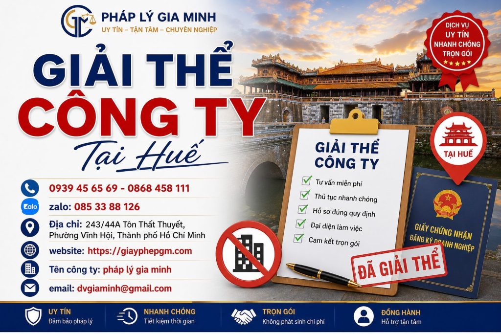 Giải Thể Công Ty Tại Huế