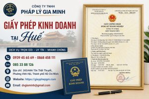 Giấy Phép Kinh Doanh Tại Huế