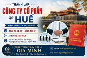Thành Lập Công Ty Cổ Phần Tại Huế