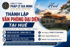 Thành Lập Văn Phòng Đại Diện Tại Huế