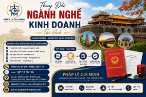 Thay Đổi Ngành Nghề Kinh Doanh Tại Huế
