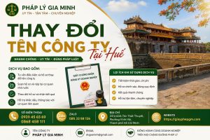 Thay Đổi Tên Công Ty Tại Huế