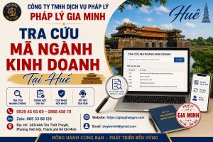 Tra Cứu Mã Ngành Kinh Doanh Tại Huế