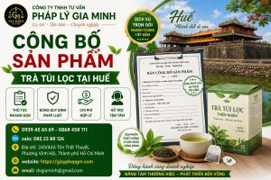 Công bố sản phẩm trà túi lọc tại Huế