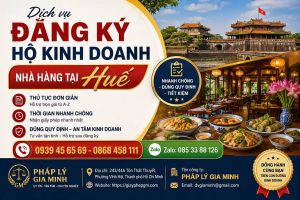 Đăng ký hộ kinh doanh nhà hàng tại Huế