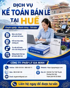 Dịch vụ kế toán bán lẻ tại Huế