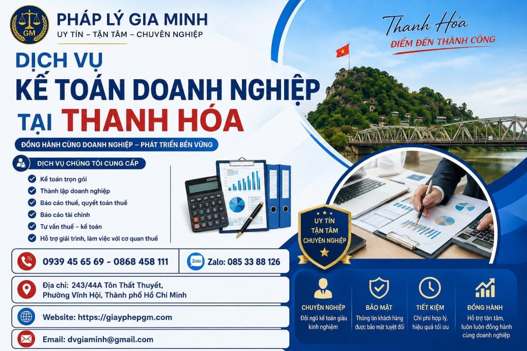 Dịch Vụ Kế Toán Doanh Nghiệp Tại Thanh Hóa