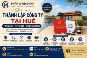 Dịch vụ thành lập công ty tại Huế trọn gói