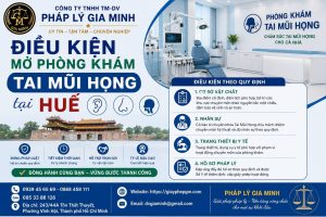 Điều kiện mở phòng khám tai mũi họng tại Huế