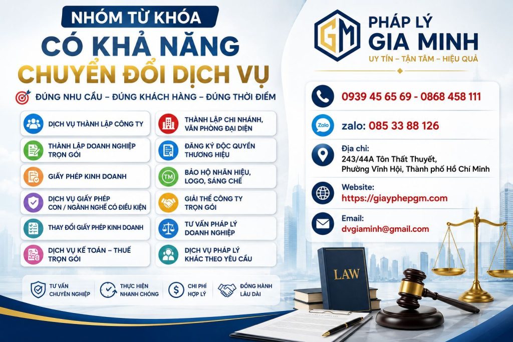 Nhóm từ khóa có khả năng chuyển đổi dịch vụ
