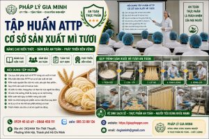 Tập huấn ATTP cơ sở sản xuất mì tươi