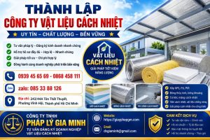 Thành Lập Công Ty Vật Liệu Cách Nhiệt