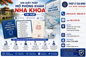 Xin giấy phép mở phòng khám nha khoa tại Huế