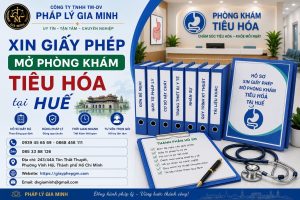 Xin giấy phép mở phòng khám tiêu hóa tại Huế