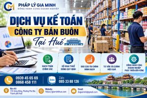 Dịch vụ kế toán công ty bán buôn tại Huế