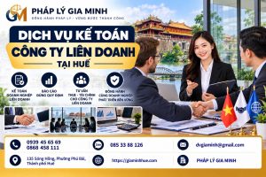 Dịch vụ kế toán công ty liên doanh tại Huế