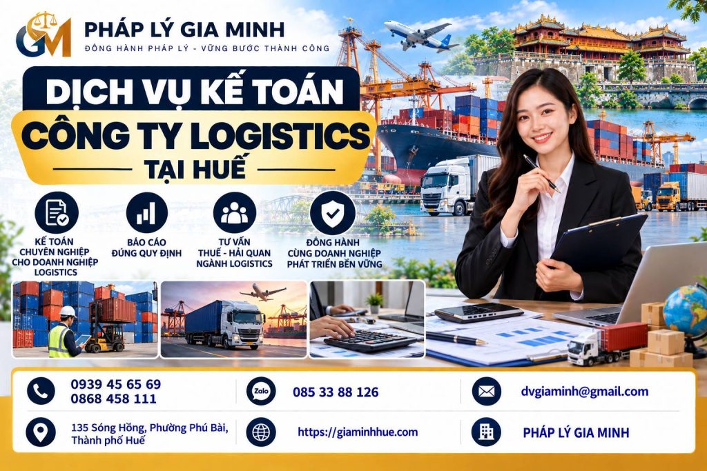 Dịch vụ kế toán công ty logistics tại Huế