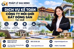 Dịch vụ kế toán công ty môi giới bất động sản tại Huế