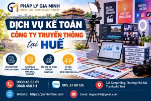 Dịch vụ kế toán công ty truyền thông tại Huế
