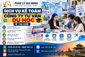 Dịch vụ kế toán công ty tư vấn du học tại Huế