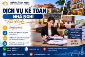 Dịch vụ kế toán nhà nghỉ tại Huế