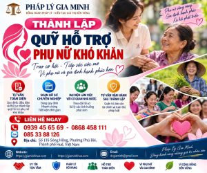 Thành lập quỹ hỗ trợ phụ nữ khó khăn